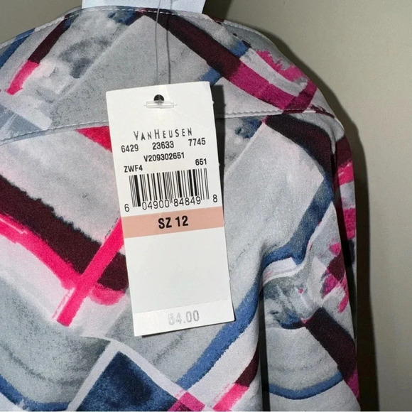 Women’s NWT IZod Golf Brand Pink and Blue Pattern Print Mini Golf Skirt Size 12 - Picture 7 of 11